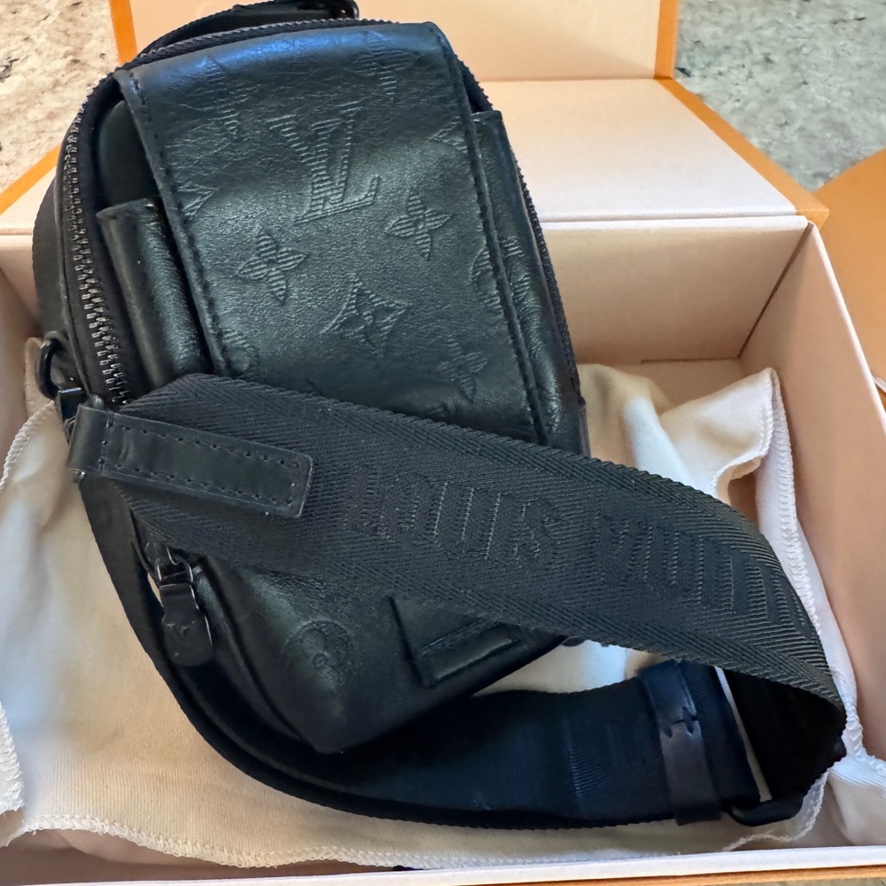 Louis Vuitton Monogram Black Belt Bag